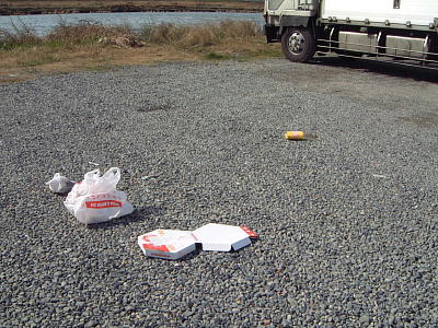 ピザの食べ殻