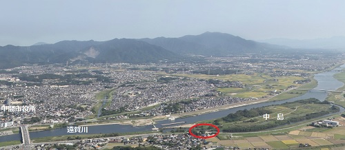 中島の風景