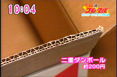二重のダンボール