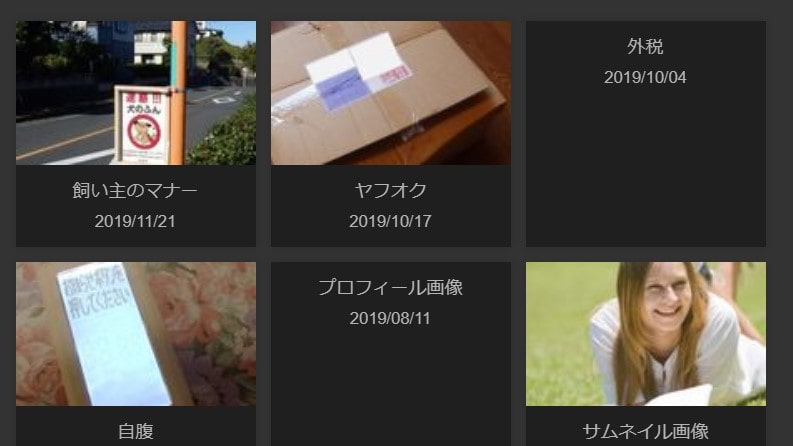 記事リスト「No image」の表示を消した写真